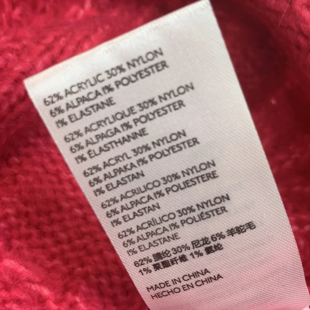 Urban Outfitters Pink V-Neck Crop Sweater - Picture 6 of 6